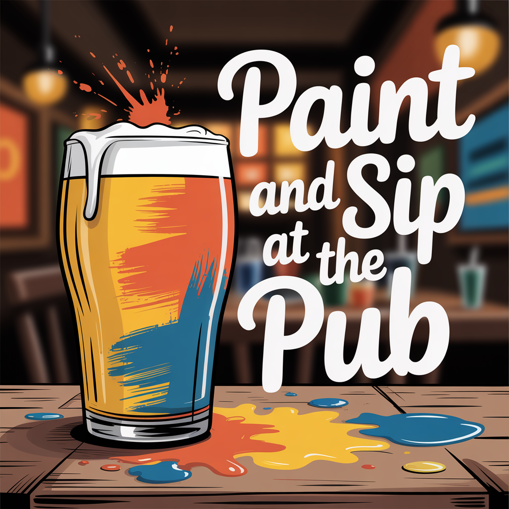 Paint & Sip at the Pub (Pint or Wine Glass Painting)