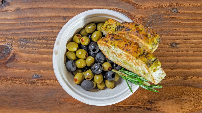 Warm Marinated Olives